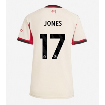 Billige Fotballdrakt Liverpool Curtis Jones #17 Replika Bortedrakt Dame 2025-26 Kortermet